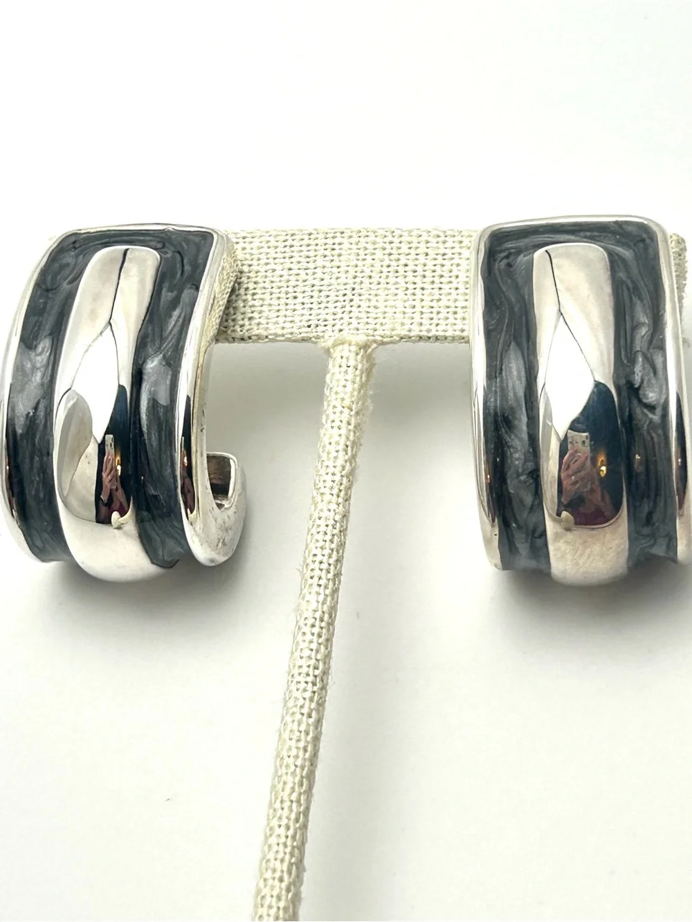 Simon Sebbag SSD Gray and Sterling Silver Earrings